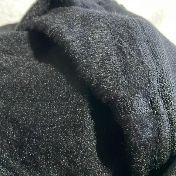 NWT Vero Monte Black Fleece Lined Footed Tights - Picture 7 of 8